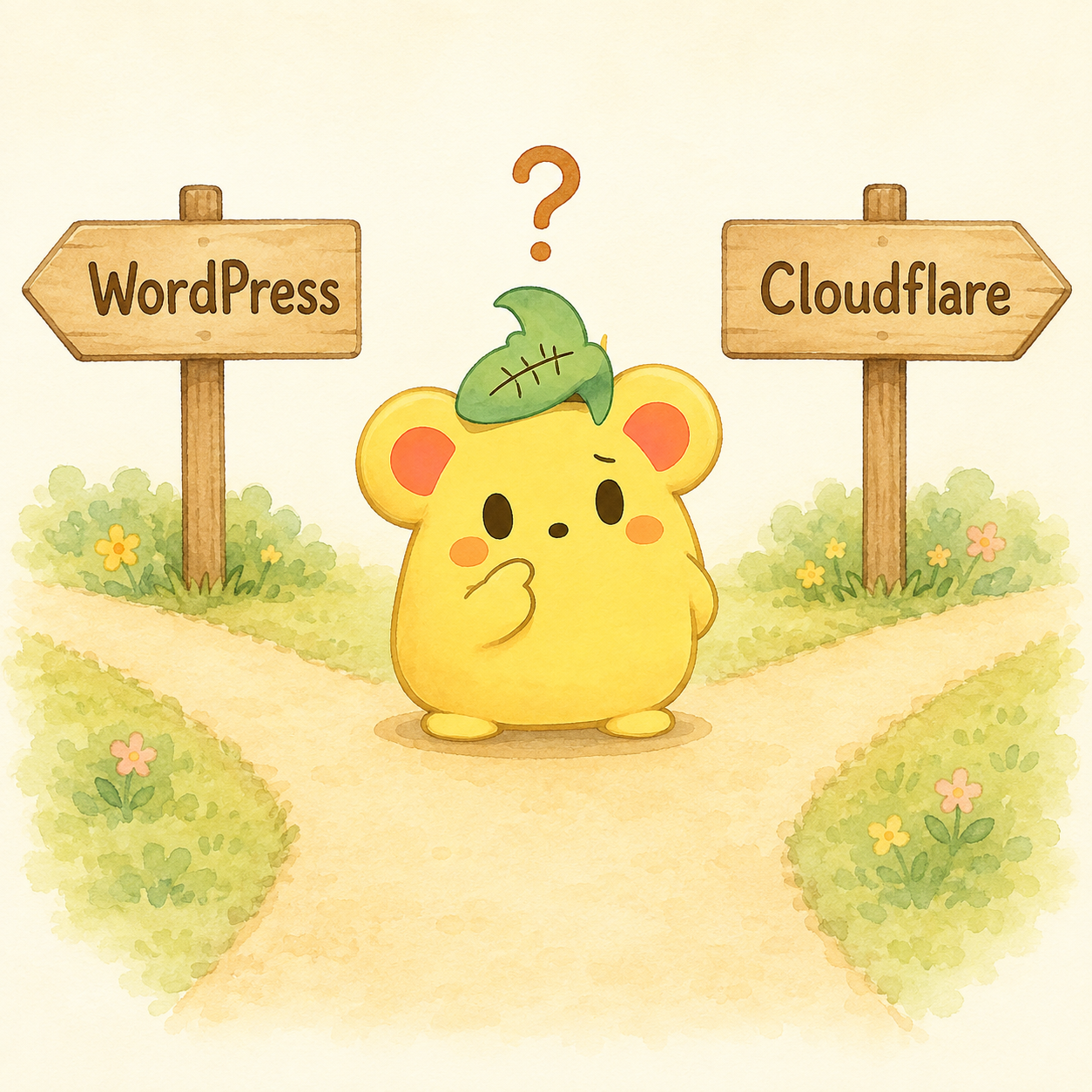 WordPressとCloudflareの分かれ道で考えるくりまろ